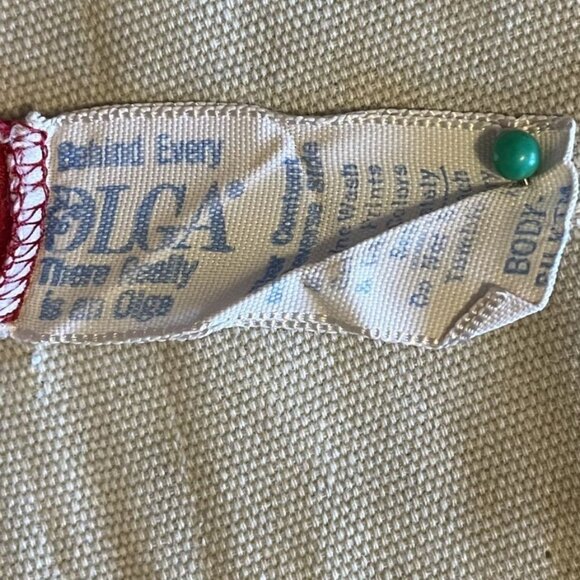 70s Vintage Olga Red Lace Trim Nylon & Spandex Negligee Nightgown Size M - Picture 5 of 6